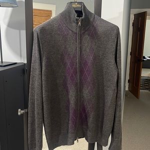 Banana Republic Mens Zip Front Cardigan Sweater